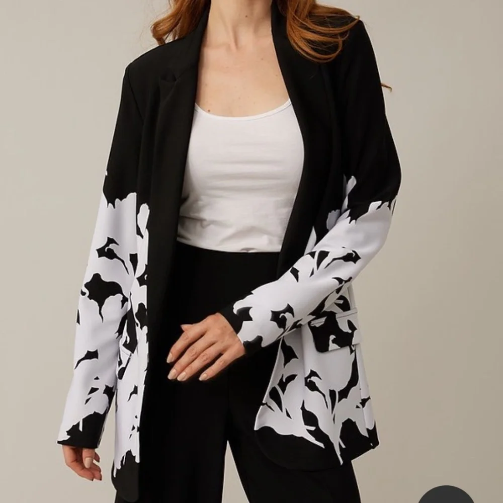 NWT Joseph Ribkoff Floral Blazer - Picture 2 of 6